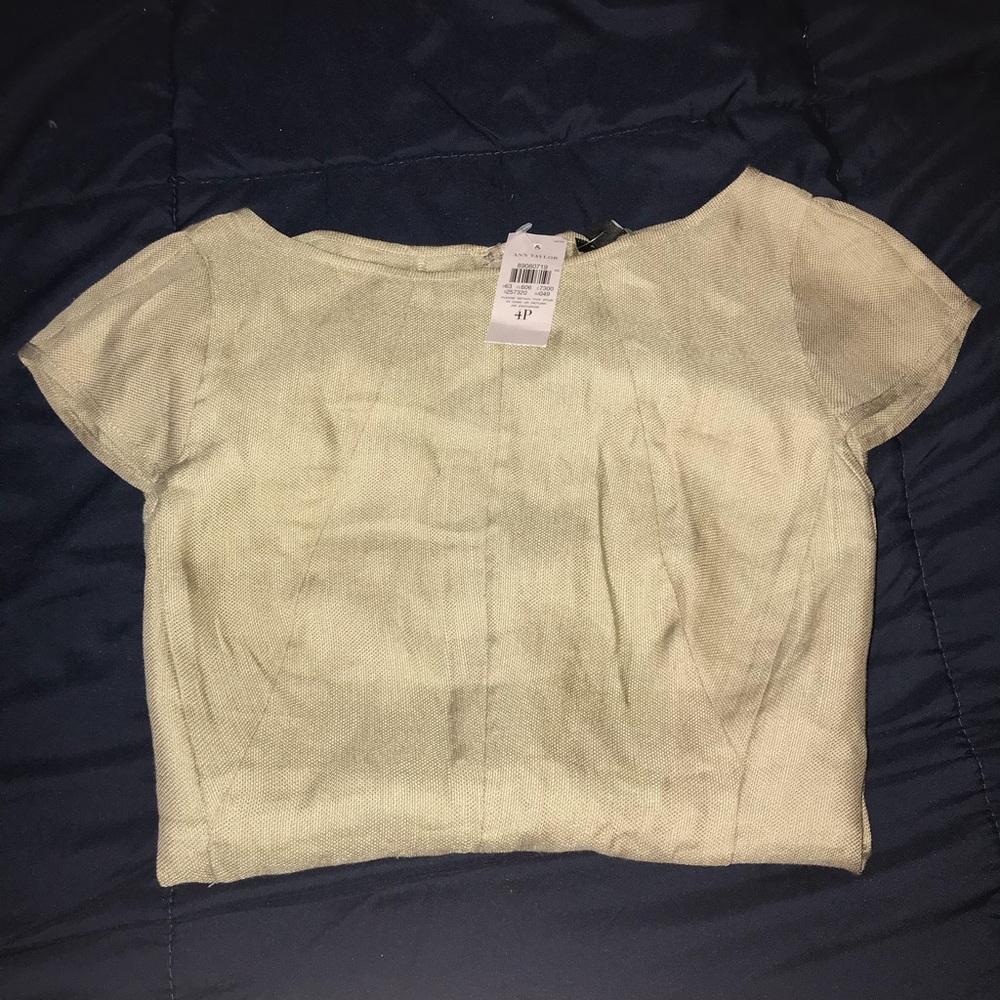 Ann Taylor Peplum Top